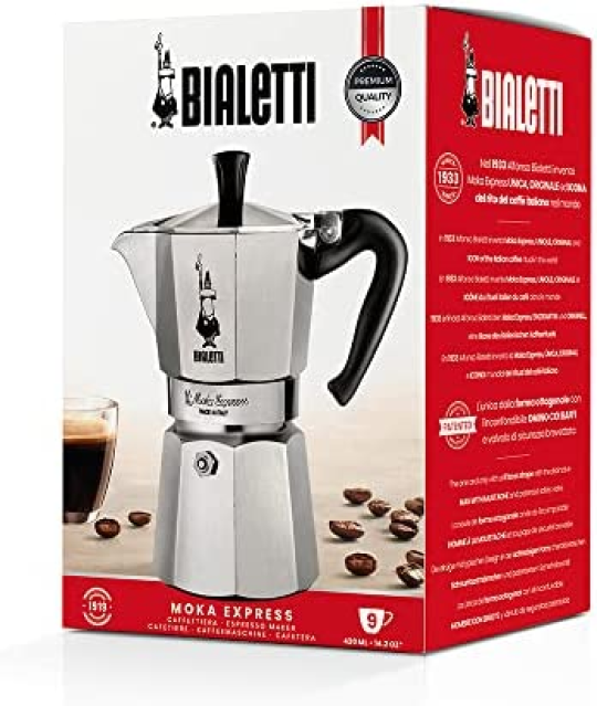 Гейзерная кофеварка Bialetti Moka Express 9 порций (420мл)