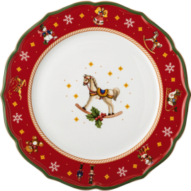 Блюдо «Rosenthal» Happy Wintertime, Лошадка, 02488-727471-10873, красный, 33 см