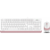 Клавиатура + мышь «A4Tech» Fstyler, F1010 white/pink