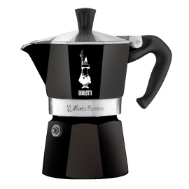 Гейзерная кофеварка Bialetti Moka Express Black 3 порции (130мл)