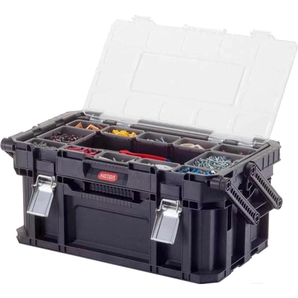 Ящик для инструментов «Keter» Connect Canti Tool Box, 238275, черный