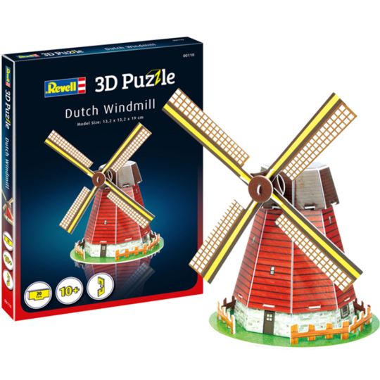 3D пазл мини «Revell» Голландская мельница 