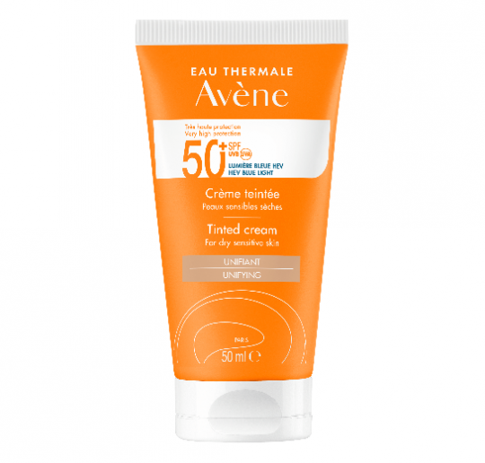 AVENE Солнцезащитный тонирующий крем SPF 50+ 50 мл