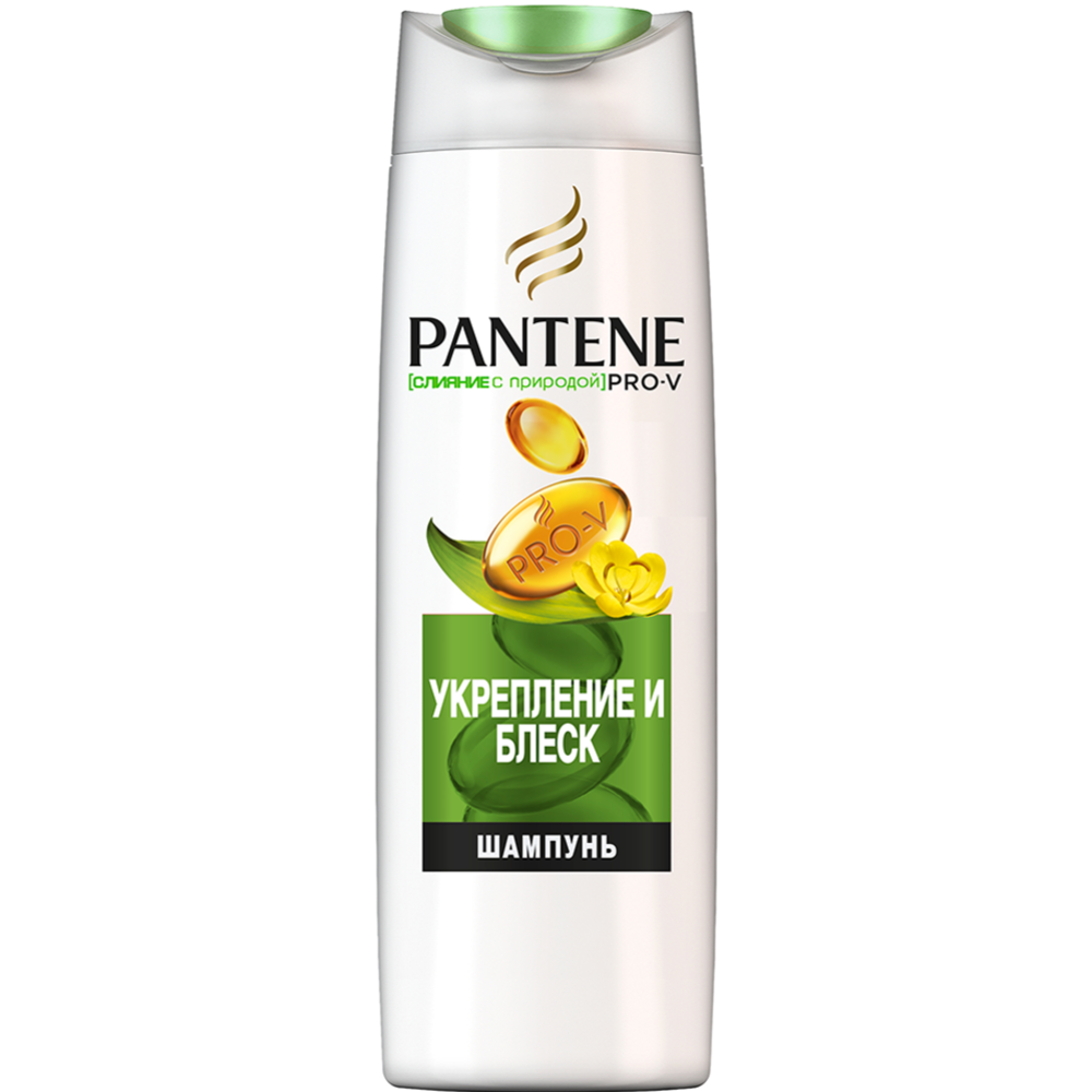 Шампунь «Pantene» слияние с природой укрепление и блеск, 400 мл