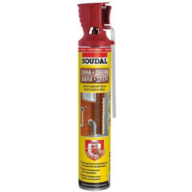 Клей-пена «Soudal» Soudabond Easy, с аппликатором Genius Gun, 146042, 750 мл