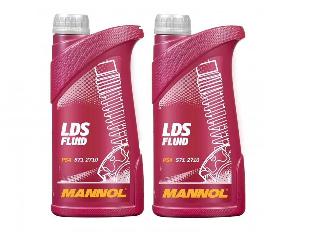 Гидравлическое масло MANNOL LDS Fluid 8302 MANNOL 2л (комплект 1л х 2шт)