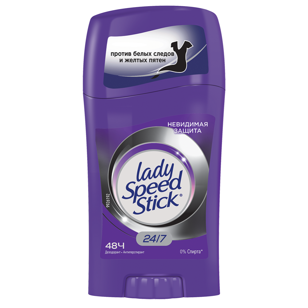 Дезодорант-антиперспирант «Lady Speed Stick» невидимая защита, 45 г