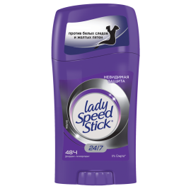 Дезодорант-антиперспирант «Lady Speed Stick» невидимая защита, 45 г