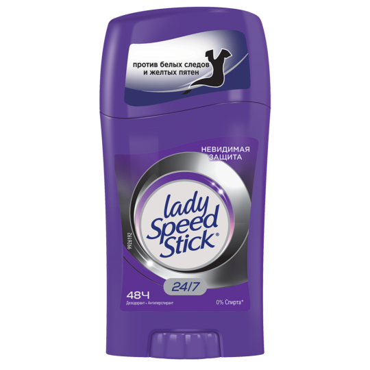 Дезодорант-антиперспирант «Lady Speed Stick» невидимая защита, 45 г