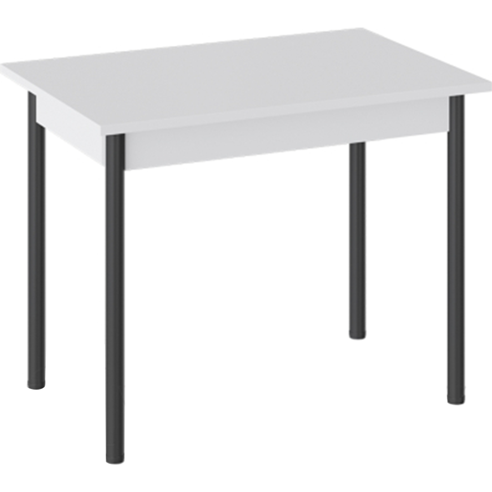 Стол «ТриЯ» Родос Тип 1, белый/черный, 95х64 см