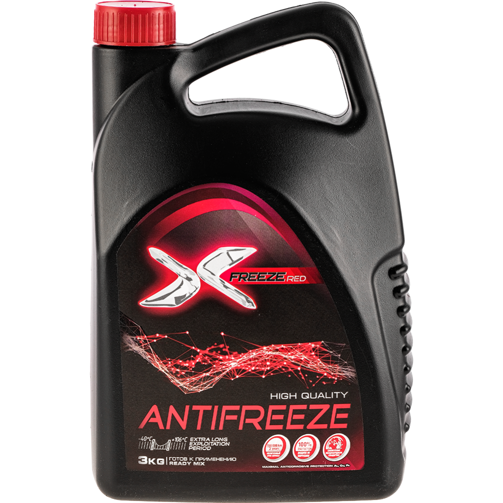 Антифриз «Х-FREEZE» 430206095, red, 3 кг