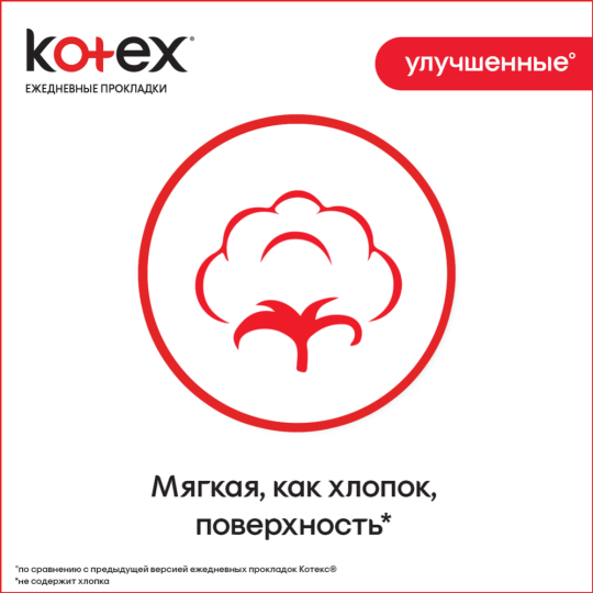 Ежедневные прокладки «Kotex» суперслим, 20 шт