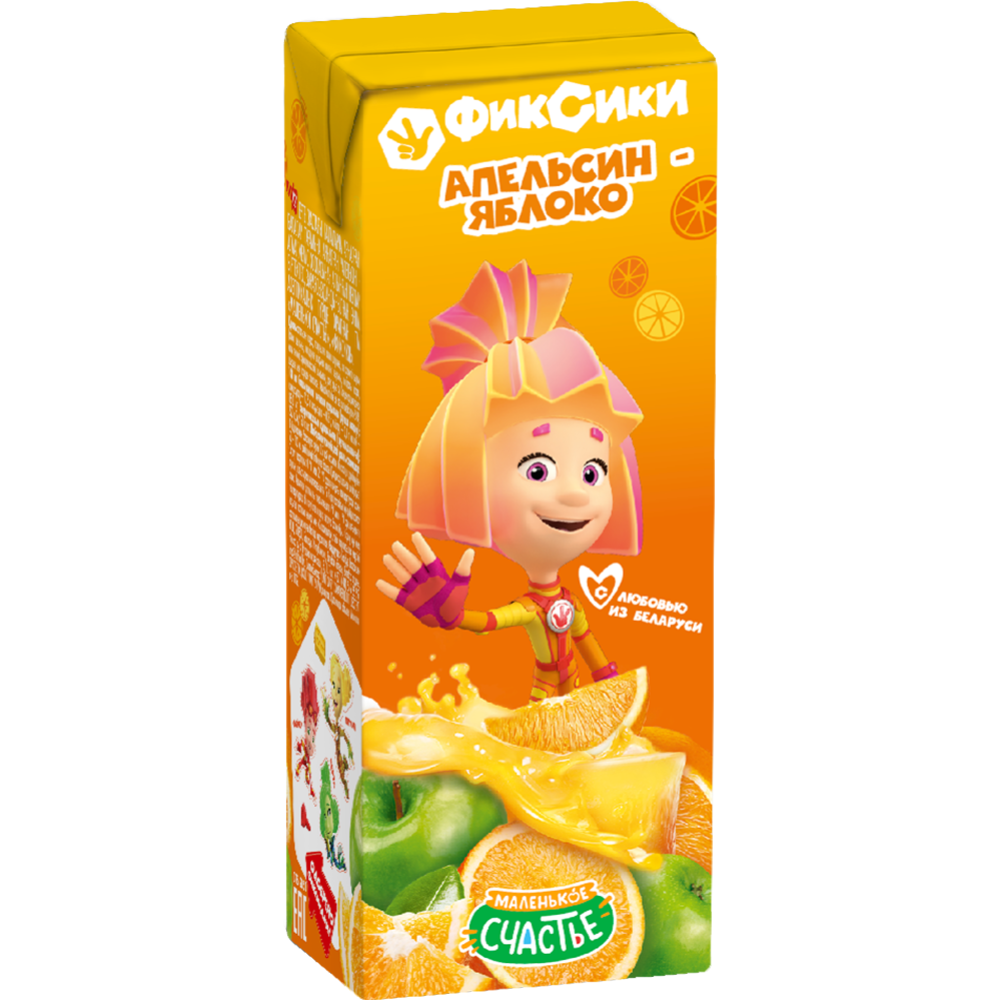 Нектар дет­ский «Фик­си­ки» апельсин-яблоко, 200 мл #0
