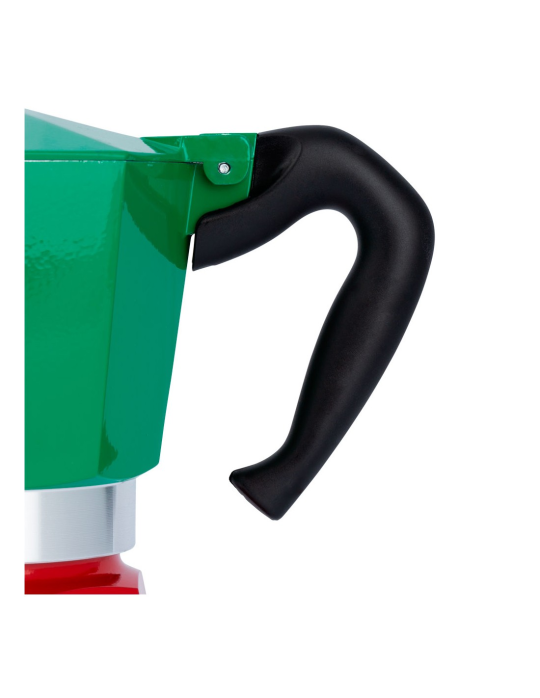 Гейзерная кофеварка Bialetti Moka Express Tricolore 3 порции (130мл)