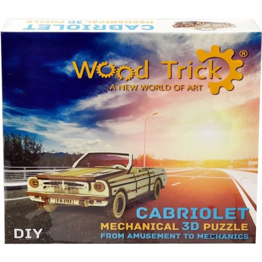 Сборная модель «Wood Trick» Кабриолет, 1234-S3