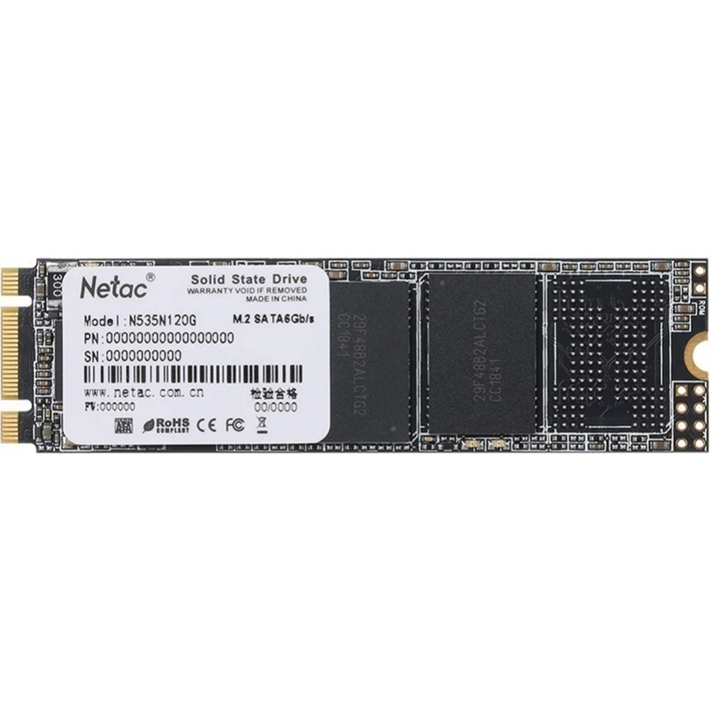 Твердотельный накопитель (SSD) 120Gb Netac NT01N535N-120G-N8X SATA M.2 2280