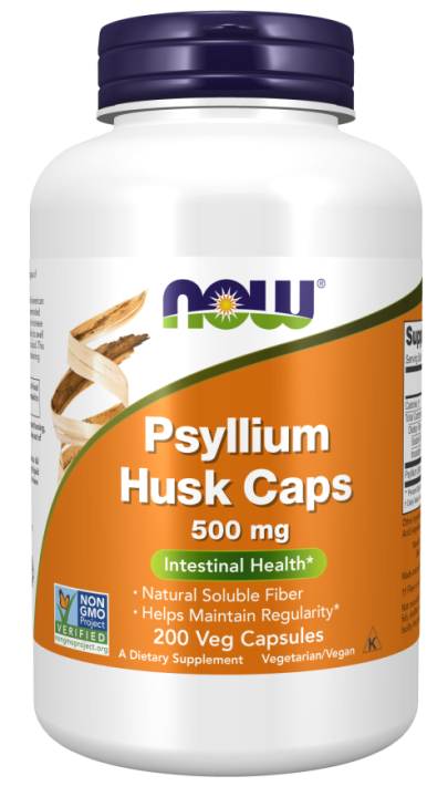 Псиллиум Now Foods Psyllium Husk, 200 капс.