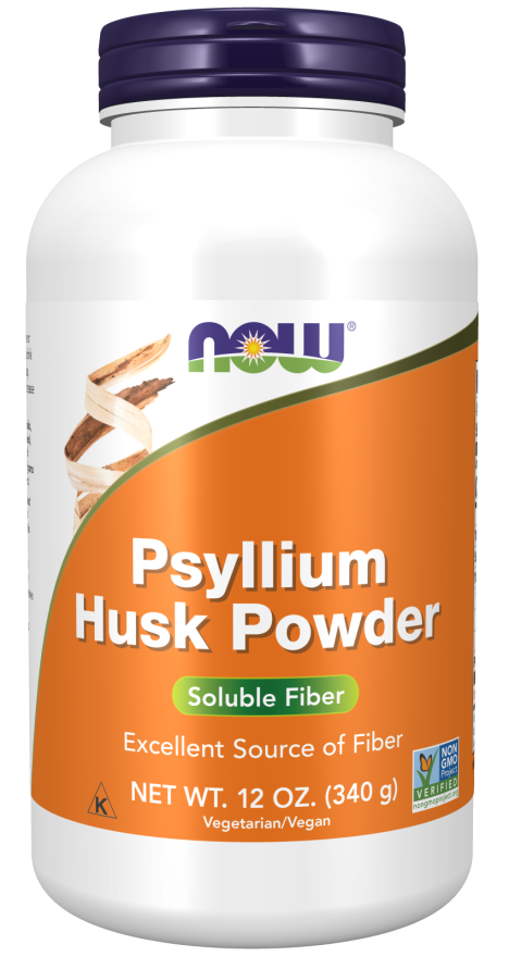 Псиллиум Now Foods Whole Psyllium Husks Powder, 340 гр.