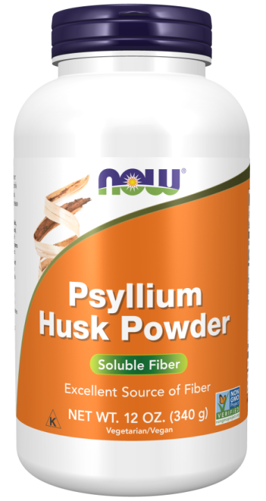 Псиллиум Now Foods Whole Psyllium Husks Powder, 340 гр.