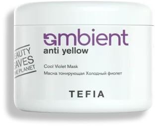 ANTI YELLOW Tefia Маска тонирующая Холодный фиолет, 500 мл