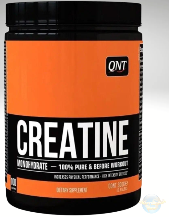 Креатин моногидрат QNT Creatine Monohydrate 100% Pure 300 г