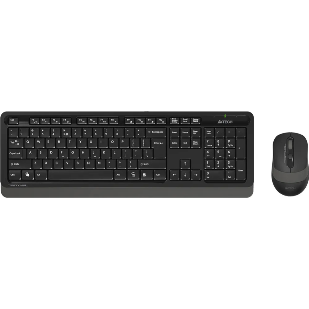 Клавиатура + мышь «A4Tech» Fstyler, FG1010, черный/серый
