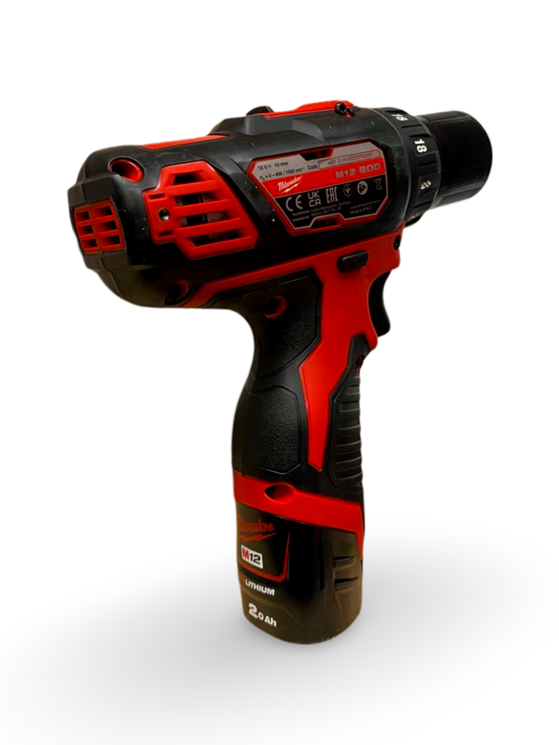 Аккумуляторная дрель-шуруповерт Milwaukee M12 BDD-202С