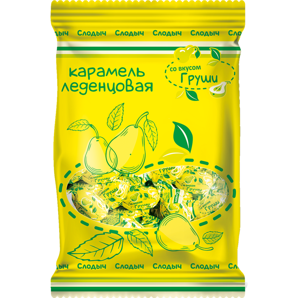 Карамель леденцовая «Слодыч» со вкусом груши, 200 г #0
