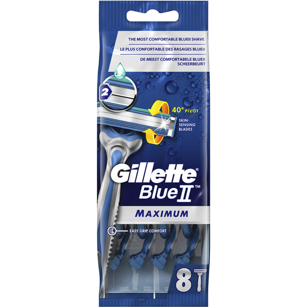 Одноразовая мужская бритва «Gillette» Blue2 Max, 8 шт