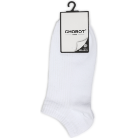 Носки женские «Chobot» 5224-011, размер 25, рубчик, белый