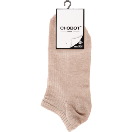 Носки женские «Chobot» 5224-011, размер 25, рубчик, холодный бежевый