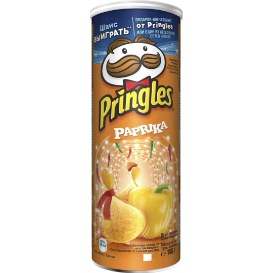 Чипсы «Pringles» со вкусом паприки, 165 г