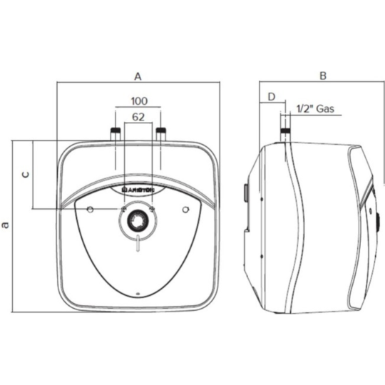 Водонагреватель «Ariston» ABS BLU EVO RS 15U