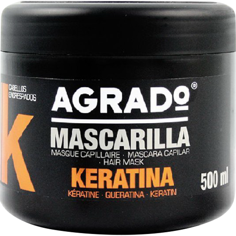 Картинка товара Маска для волос «Agrado» Hair Mask Keratin, 500 мл