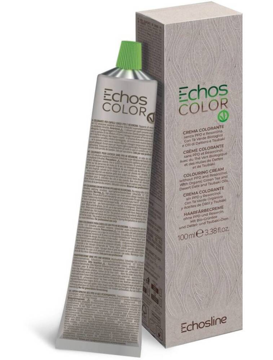 Краска для волос стойкая Echosline Echos Color LIGHT CHESTNUT - светло-каштановый, 100 мл, 5.0