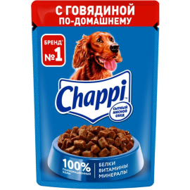 Корм для собак «Chappi» с говядиной по-домашнему, 85 г