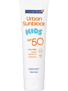 Novaclear Urban Sunblock Kids крем солнцезащитный для детей SPF50+, 125 мл