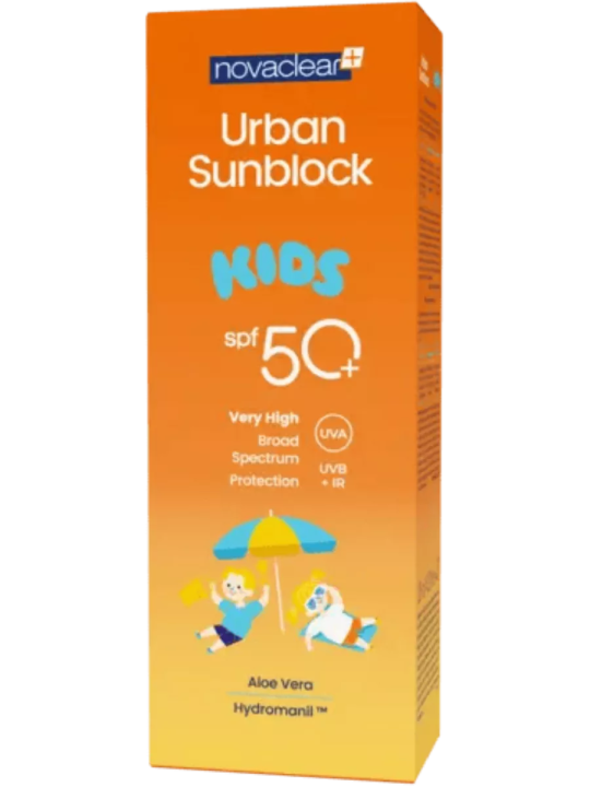 Novaclear Urban Sunblock Kids крем солнцезащитный для детей SPF50+, 125 мл