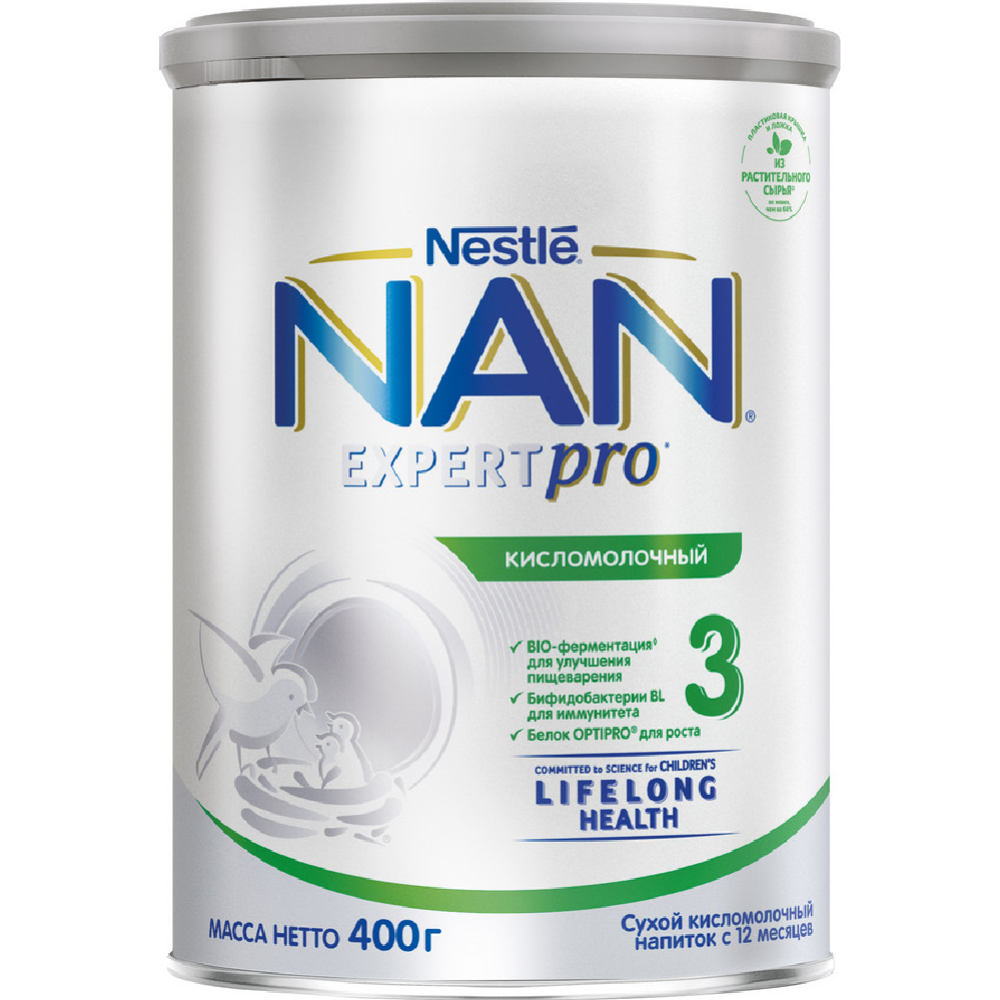 Напиток кисломолочный сухой «Nestle» NAN 3, 400 г #1