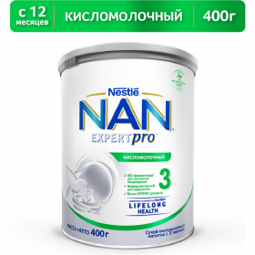 На­пи­ток кис­ло­мо­лоч­ный сухой «Nestle» NAN 3, 400 г