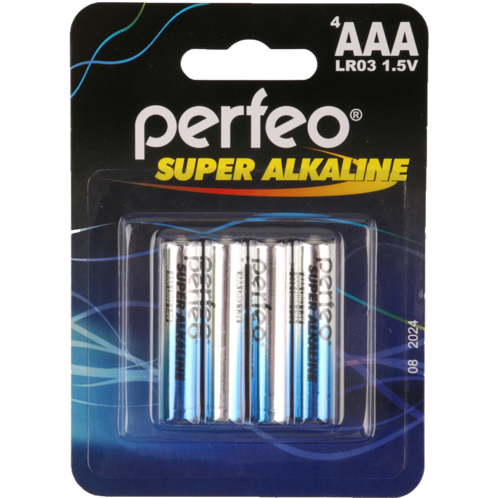 Батарейка «Perfeo» ААА/4BL, 1.5V, Super Alkaline #0