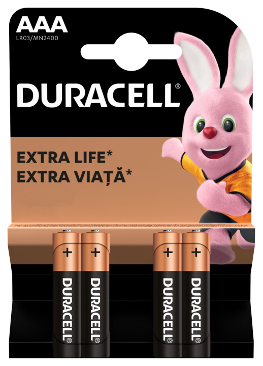 Батарейки DURACELL LR03/MN2400 4BP (4 шт)