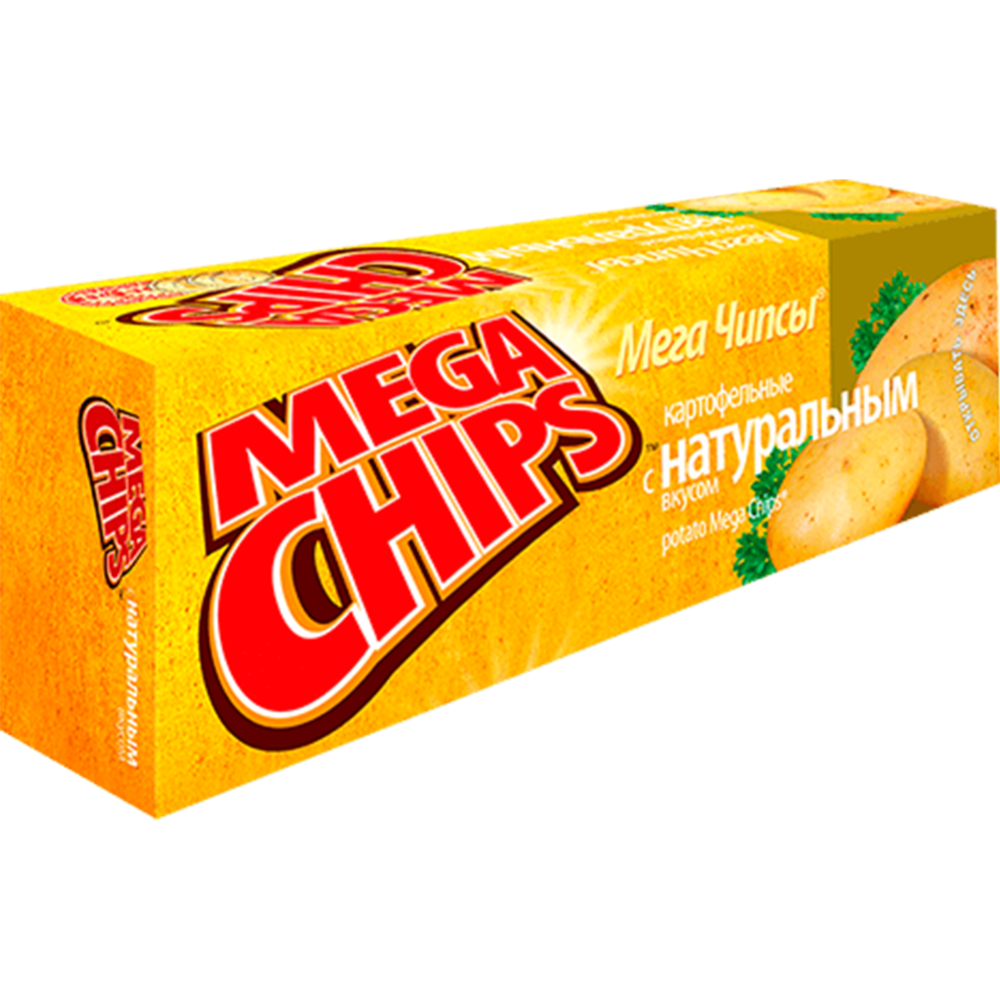 Чипсы «Mega Chips» на­ту­раль­ные, 200 г