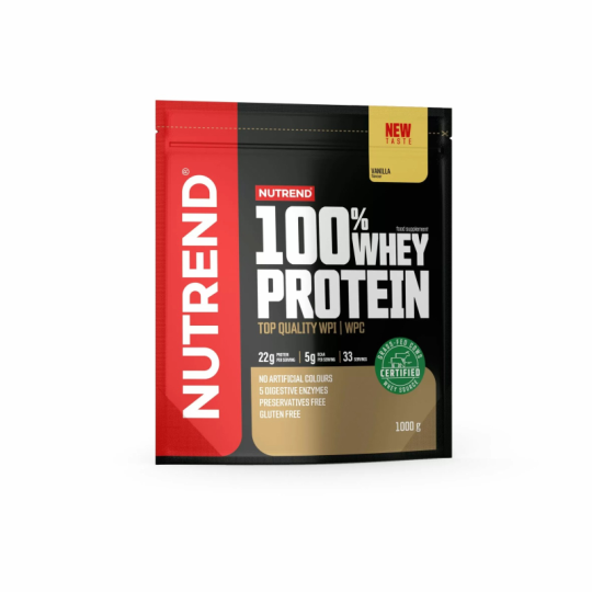 ПРОТЕИН 100% WHEY PROTEIN NUTREND, 1000 Г, ВАНИЛЬ