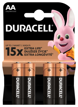 Батарейки DURACELL LR6/MN1500 4BP (4 шт)