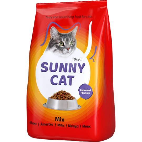 Корм для кошек «Sunny Cat» с курицей и печенью, 10 кг