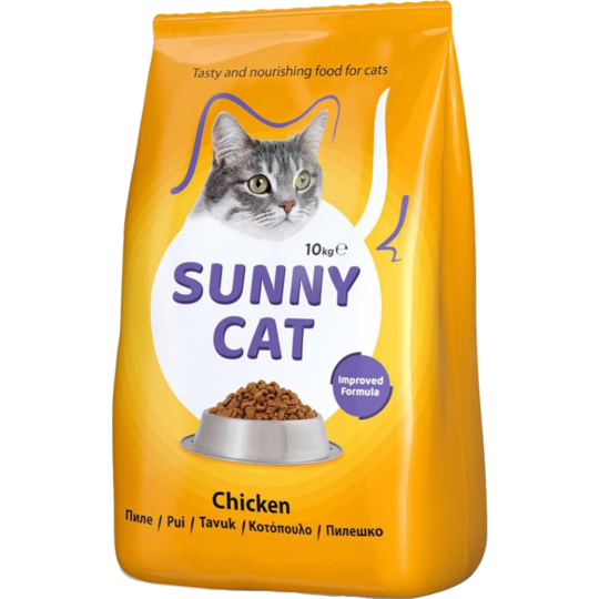 Корм для кошек «Sunny Cat» с печенью, 10 кг