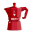 Картинка товара Гейзерная кофеварка Bialetti Moka Exclusive Red 3 порции (130мл)