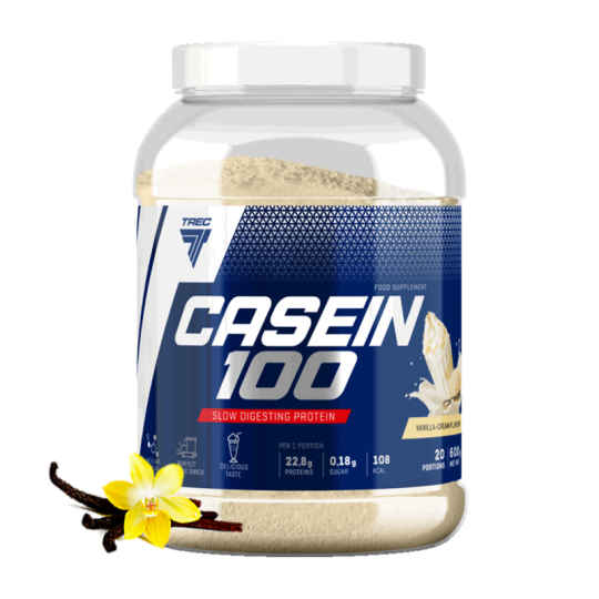 Протеин казеиновый Casein 100 600 г Trec Nutrition Ваниль  (Польша)