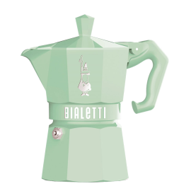 Гейзерная кофеварка Bialetti Moka Exclusive Green 3 порции (130мл)